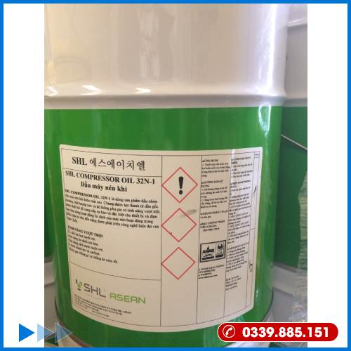 Dầu Nhớt SHL COMPRESSOR OIL 32N-1 - DẦU MÁY NÉN KHÍ